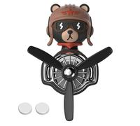 Bear Pilot Air Freshener - Rotating Air Outlet Freshener Diffuser - Air Outlet Diffuser - Clip, Exquisite Air Conditioning Outlet Clip for Truck SUV
