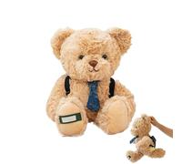 Bear Plush, Soft Comfort Touch, 21cm, Stuffed Animal Toy And Cuddly Bear, Home Decor Plush, Built-In Mini Backpack, For Both Kids And Adults, Bedroom Travel