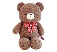 Bear Plush - Soft Stuffed Animal Toy | Skin-Friendly Bears Doll Bed Decor For Home Sofa | Children Room Bedroom Cuddly Gift For Boys Girls Nursery Decorative