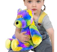 Bear Plush Toy - 19.7in Soft PP Cotton Stuffed Animal, Huggable Cuddly Comfort Doll, Friendly Plush Figure | Fun Collectible Gift For Kids Teens Adults Bedroom Living Room Nursery Home Decor