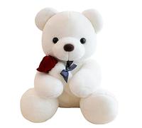 Bear Plush Toy Hold A Rose Lovely Doll Plushies Fully Filled Soft Sofa Ornament Elegant Cartoon Little Bear Doll Stuffed Animal