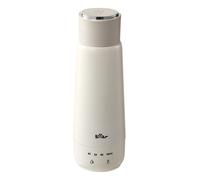 Bear Portable Travel Electric Kettle ZDH-C04X1, 4 Temperature Control Settings, Keep Warm Function, Fast Boil, 300 ml Capacity, Double Layer 304 Stainless Steel, Includes Storage Bag, Plugged In To Us