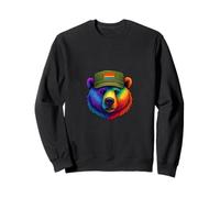 Bear, PRIDE, Gay Pride, Bear Pride Flag, Gay, Rainbow Flag Sweatshirt