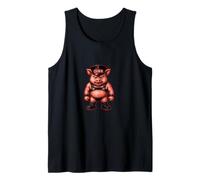 Bear, Pride, Gay Pride, Pig, Piggy, Gay, Rainbow Flag Tank Top