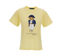 Bear Print T-Shirt - female - Polo Ralph Lauren - T-Shirts - Yellow - XL - Tops XL