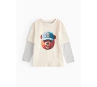 Bear Printed Long Sleeve T-Shirt 3-4 years