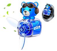 Bear Propeller Car Freshener - Airplane Vent Clip, Reliable Aromatherapy Diffuser | Automotive Interior Odour Removal Fragrance Name for Vehicle Dashboard Air Outlet Decoration
