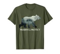 Bear Protect & Preserve Climate Change Environmental Gift T-Shirt