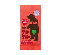 Bear Pure Fruit Strawberry Yoyos 20g x18 - Strawberry Flavored Fruit Snack, 18-pack
