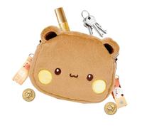Bear Purse Girls Shoulder - Adorable Cartoon Animal Sling Bag, Plush Shoulder Purse for Kids with Messenger Strap, Cute Birthday Gift for Holiday, and Daily Use. 7.87x6.1x1.57 Inches