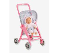 Bear Pushchair for Baby Dolls - COROLLE rose