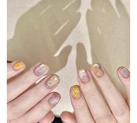 Bear Pushing Claw Design Fake Claw Cat Eye Acrylic Fake Claw Gel Polish Nail Polish 30pcs