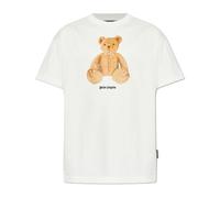 Bear Regular T-Shirt - male - Palm Angels - T-Shirts - White - S - Tops S