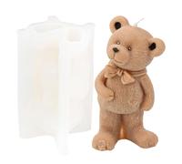 Bear Resin Mold - Wax Casting Tray, Epoxy Figure Shell, 3D Wildlife Sculpture, Thick Walled Heat Resistant Cavity, Making Romantic Tabletop Trinkets for Expressing Heartfelt Affection Weekly