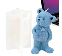Bear Resin Mould - Silicone | Cartoon Bear Candle Mould | Animal Statues | Non-stick DIY Art Craft Romantic San Aesthetic Decoraz