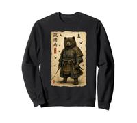 Bear Samurai Art Japanese Vintage Sweatshirt