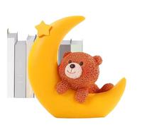 Bear Sculpture Figurine - Party Table Ornament, Resin Home Decoration | Whimsical Collectible Statue for Kids Room Setup, Lovely Fantasy Display Piece for Celebration Cake Scene Styling Decor