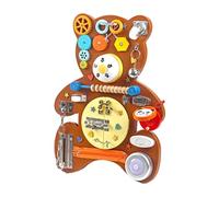 Bear Shape Activity Board Nurture Hand Eye Coordination Enhances Fine Motor Skills In Children For Developmental Play Educational Toy Early Learning Basic Life Busy Educational Toy Early Learning Life