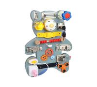 Bear Shape Activity Board Nurture Hand Eye Coordination Enhances Fine Motor Skills In Children For Developmental Play Educational Toy Early Learning Basic Life Busy Educational Toy Early Learning Life
