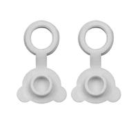 Bear Shape Bathtub Drain Plug: 2X Silicone Bathtub Stopper, Leakproof Sink Drain Plug for | Girls Bath Time