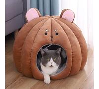 Bear Shape Cat Nest Cat Bed,Cozy Pet Bed Warm Cave Nest Sleeping Bed, Indoor Pet Cat Dog Beds, Soft Plush Cat House
