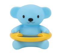 Bear Shaped Bath Thermometer, Plastic, 0°c-50°c | Dual Use for Bathtub Water and Room Air, Smooth Polished Surface, for Boy Girl and New Parents