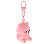 Bear Shaped Lip Balm for Toddler Girls, Moisturising Pink Plastic Cute