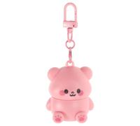 Bear Shaped Lip Balm for Toddler Girls Pink Plastic Cute