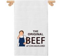 Bear Show Kitchen Towel The Original Beef Of Chicagoland TV Show Fan Yes Chef Bear Lover Tea Dish Towel (BEEF of CHICAGOLAND towel 2UK)