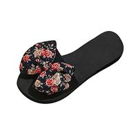 Bear Slippers Women Size 8 Womens Slippers House Slippers Indoor Outdoor Womens EVA Sandals Slide Beach Sandal Flower Sandals Shoes Womens Wool Slippers Wide Black