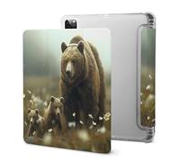Bear Sow Near Moraine Creek Katmais National Park Tablet Case with Pencil Holder Protective Cover Design Compatible for IPAD Pro 2021 （11in）