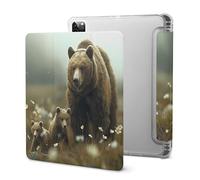 Bear Sow Near Moraine Creek Katmais National Park Tablet Case with Pencil Holder Protective Cover Design Compatible for IPAD Pro 2020 （11in）