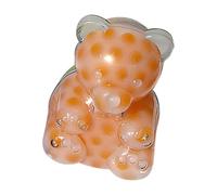 Bear Squeeze Toy, Calming Sensory Fidget, 1.18x1.18x2.36 inches Fidget Toys with Soft Texture, Squish Cute Animal, Desk Toy with Relaxing Effect, Stress Bear for Adults Kids Home Office Classroom