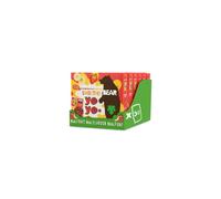 BEAR Strawberry and Banana Smoothie Yoyos Dried Fruit Rolls Healthy Vegan 20g 6 x 5 Packs Pack of 30