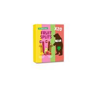 BEAR Strawberry Apple and Pineapple Raspberry FRUIT SPLITS Variety Pack Delicious Real Fruit Healthy 20 packs