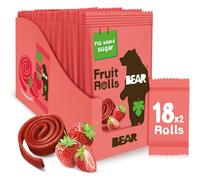 BEAR Strawberry Pure Fruit Yoyos 20g (Pack of 18)