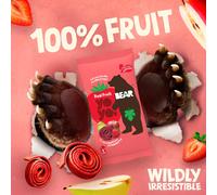 BEAR Strawberry Yoyos Dried Fruit Rolls Healthy Vegan 20g 30 packs