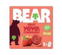 BEAR Strawberry Yoyos - Dried Fruit Rolls - Healthy - Vegan - 20g (5 packs)