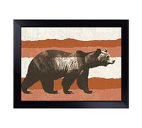 Bear Stripes | Lap Tray with Padded Cushion, Portable Surface with Bean Bag Base, Perfect Surface for Working, Crafting, TV Eating and Laptop Use