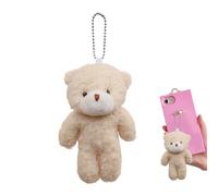 Bear Stuffed Animal | Cute Blushing Cheeks Soft Plush Toy | Cute Stuffed Bear Charm - for Family Friends Children Boy Girl Colleagues Birthday Festival Home Travel