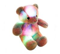Bear Stuffed Animals - Gentle Soft Hugging Toy - Cute Lighted Stuffed Bear,for Family Friends Boy Girl Colleagues Birthday Festival Home Travel New Year Bedroom