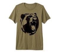 Bear T-Shirt Strong Aggressive Bear Polar Bear Gift Idea Premium T-Shirt