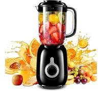 BEAR Table Blender LLJ-B12K1 1.2L 500W 2 Speed + Pulse Function 4 Stainless Steel Blades