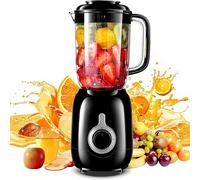 BEAR Table Blender LLJ-B12K1 1.2L 500W 2 Speed + Pulse Function 4 Stainless Steel Blades