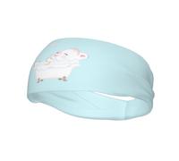 Bear Taking A Bath in The Bathtub Headbands Men Women Non Slip Wicking Sports Sweatband for Gym Basketball Yoga Hairbands