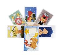 Bear-Themed Tarot Deck with Printed Meanings, Travel-Friendly Divination Cards for Fortune Telling Meditation and Spiritual Guidance, Fun Occult Tool for Beginners Readers and Intuitive Exploration