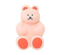 Bear-Themed Towel Hooks - Cartoon Bear Toothbrush Holder | Bear Towel Hooks, Bear Toothbrush Rack, Wall Mounted Toothbrush Rack Cute Creative Bathroom Toothbrush Holder with Suction Cup, strawberry