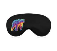 Bear Thermal Imaging Comfortable Sleep Eye Mask Soft Covers for Sleeping with Adjustable Strap