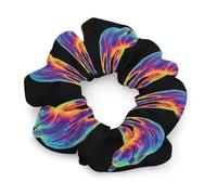 Bear Thermal Imaging Fashion Hair Bands Scrunchies for Women Soft Elastic Hair Ties Accessories