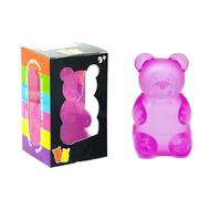 Bear Toy, Malt Sugar Stress Bear Squishy Ball, Squeeze Toy Fidget Squishy Toys for Anxiety Relief Adult Students, Creative Party Birthday Easter Gift (D)